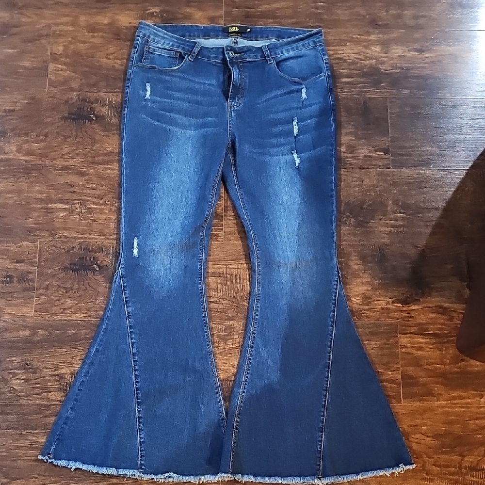 L&B Dark Blue Flare Jeans